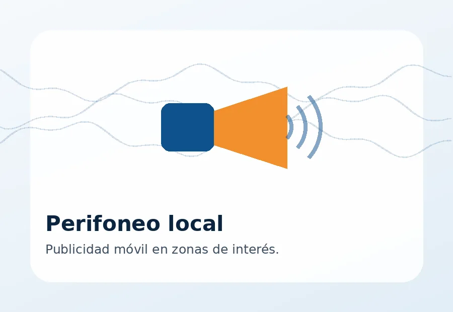 Servicio de perifoneo local para negocios